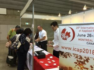 Registration at a pre-congress event symposium.